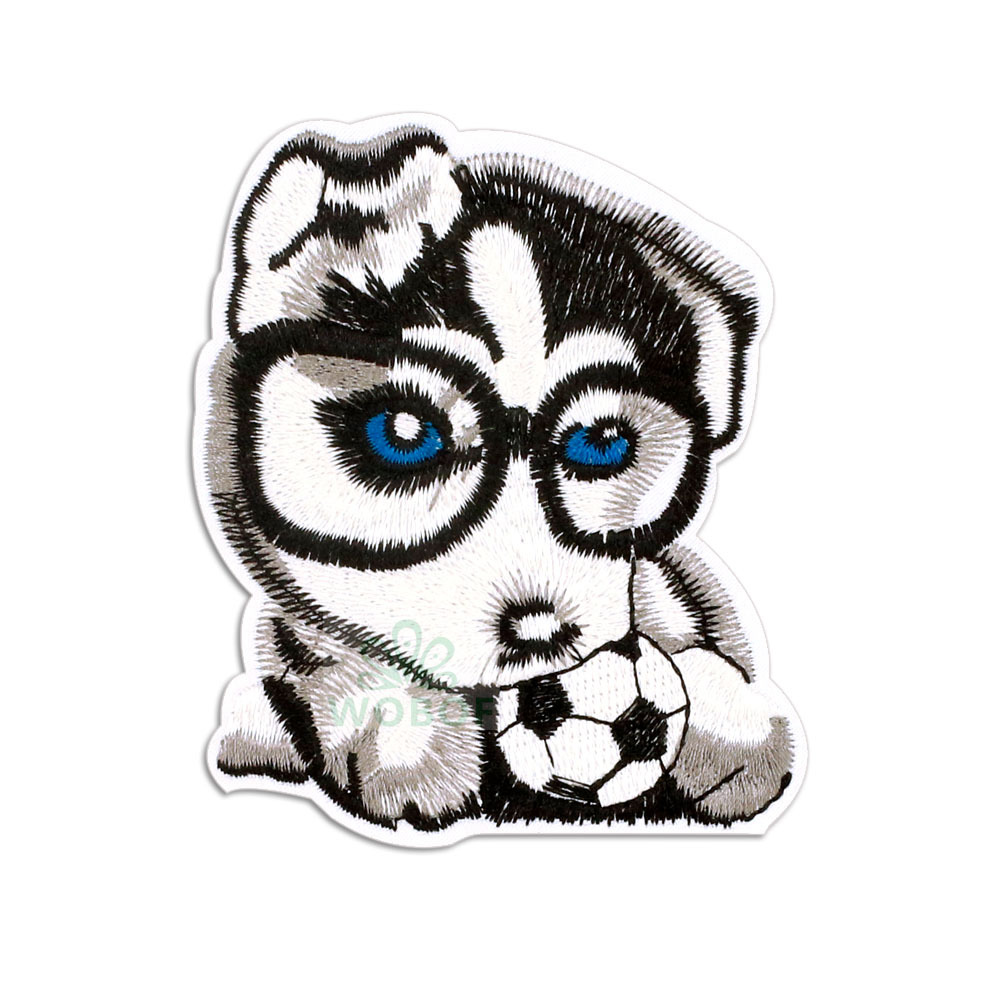 --JY-0879狗狗珠片绣平绣可定制0.6-0.9