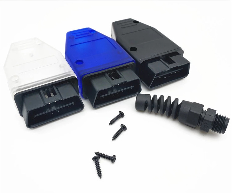 OBD2外壳OBD装配壳OBD连接器OBD插头车联网外壳