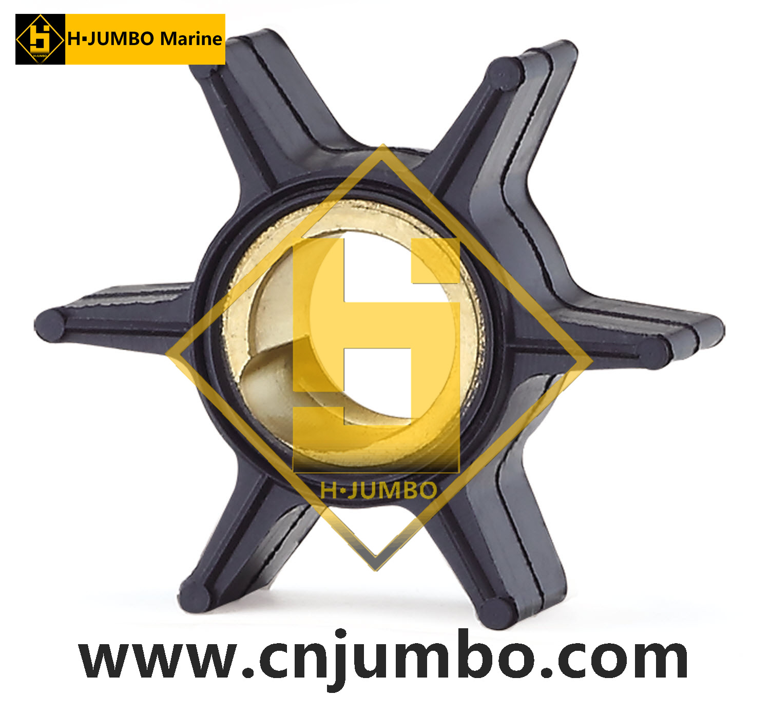 Johnson强生水泵橡胶叶轮O-1051Replace395289/20-35hp舷外机配件