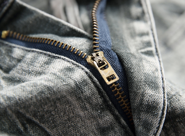 Jeans nuovi da uomo, alla moda, casual, retrò, ricamati, lavati, a gamba dritta_voghion.com