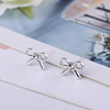 Earrings, gift box, plastic jewelry, Korean style, wholesale