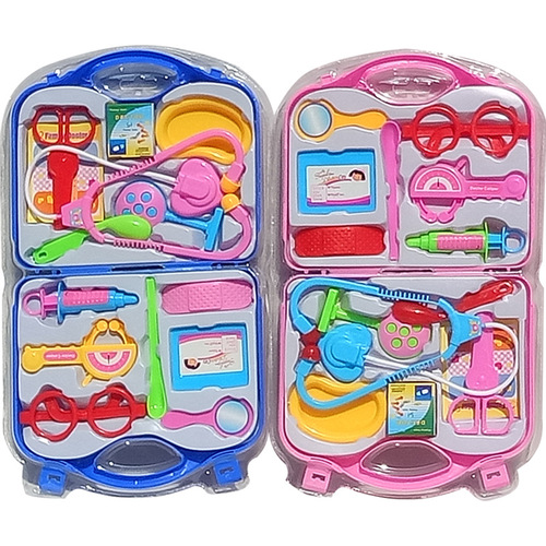 Board-packed ten-yuan street stall toys, suitcases, medical tools, play house doctor toys, little doctor toy sets wholesale