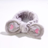 Cute hairgrip for face washing with bow, headband, face mask, scarf, hair accessory, Korean style