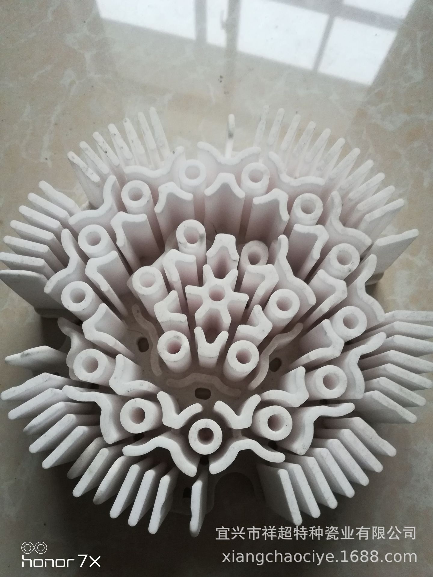 生产定制 LED灯具外壳陶瓷件氧化铝陶瓷件散热器