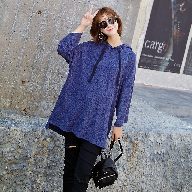 【YanxMa】孕婦秋季新款連帽衛衣時尚韓版寬松孕婦裝上衣潮yx205