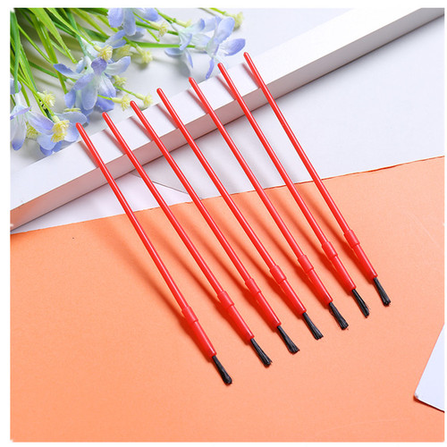 Wholesale 16 cm digital oil paint strip archaeological plastic nylon hair paint brush glue brush dust removal small brush
