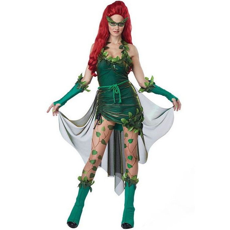 Halloween Costume Party Green Dryad Cosplay Costume NSMRP79224