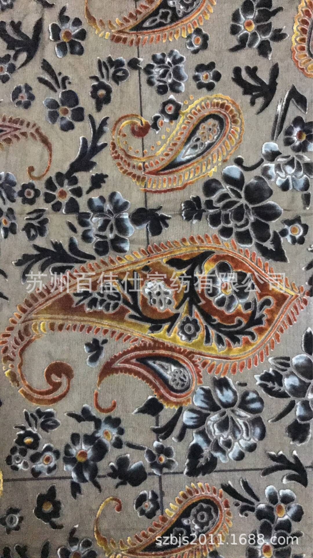 长期供应腰果花烂花丝绒，烂花绡，提花绒，剪花绡，韩国绒