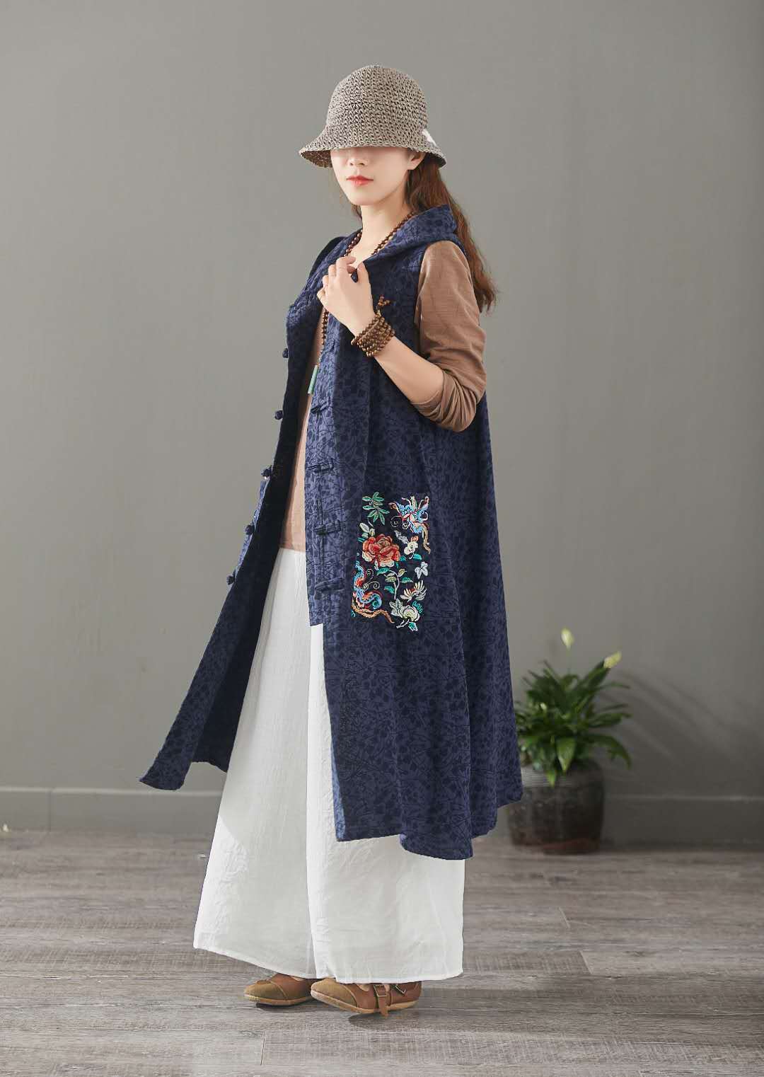 Gilet femme en Coton et lin - Ref 3316228 Image 27