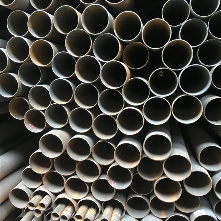 焊管DN25直缝高频焊接钢管排水圆管1寸铁管广东管材现货批发配送