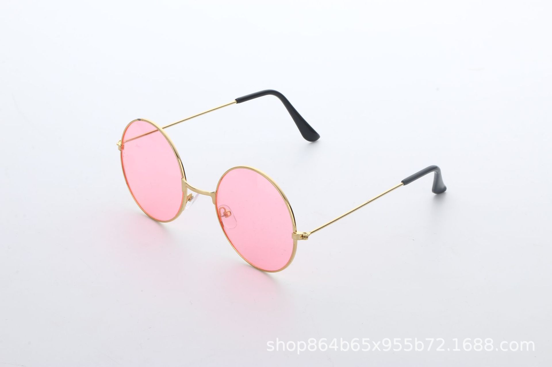 Male and Female Round Crown Prince Mirror Driver's Glasses Night Driving Mirror Retro Night Vision Mirror Ocean Film Round Frame Sunglasses