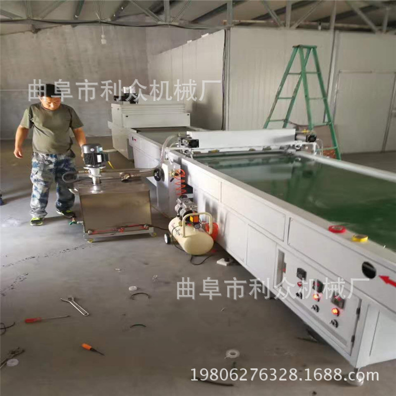 昆明 平面往复喷涂机 3D背景墙上光机