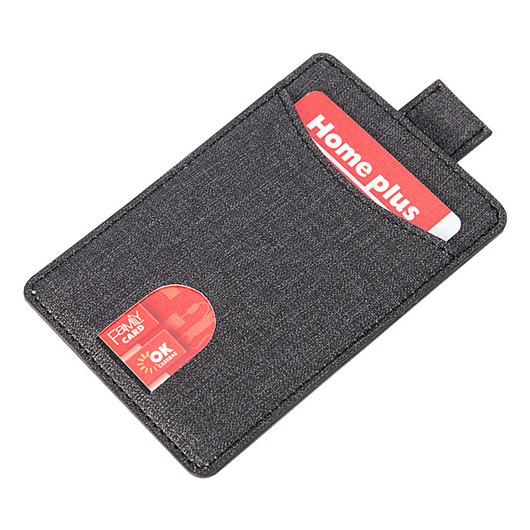 45g Weight Pu Leather Material Solid Color Pattern Unisex Gender Light Grey, Red, Blue, Black Color Korean New Simple Multi-card Position Ultra-thin Purse 12