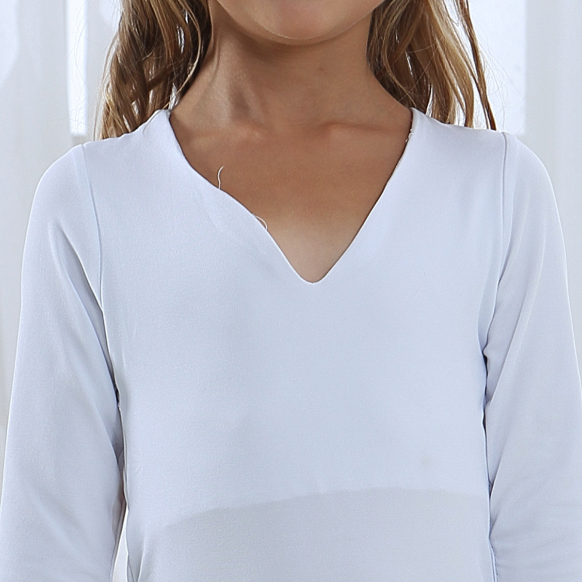 Deep V Neck Cross Back Long Sleeve Parent Child Top Kids Jumpsuit Swimsuit Comfortable Fabric Stylish Design Summer