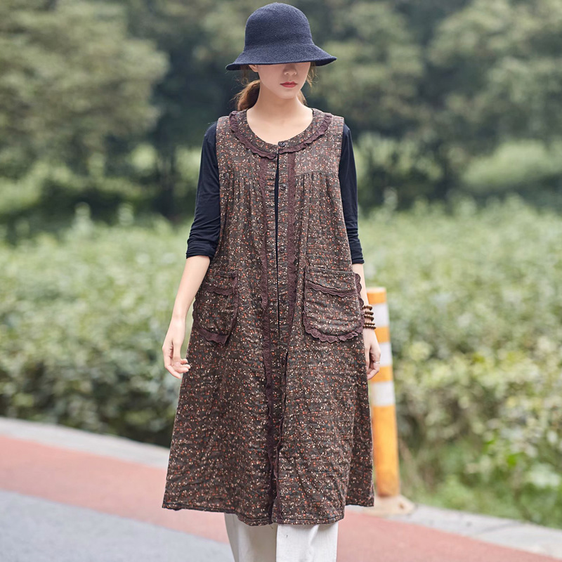 Gilet femme en Coton et lin - Ref 3316259 Image 3