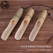碳化日式竹茶勺 茶具六君子茶道零配件竹茶则 手工茶则茶铲赏茶荷