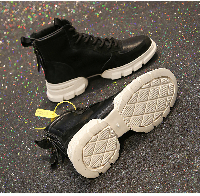 Bottes femme DAFEIOU     en En cuir - Ref 3355346 Image 32