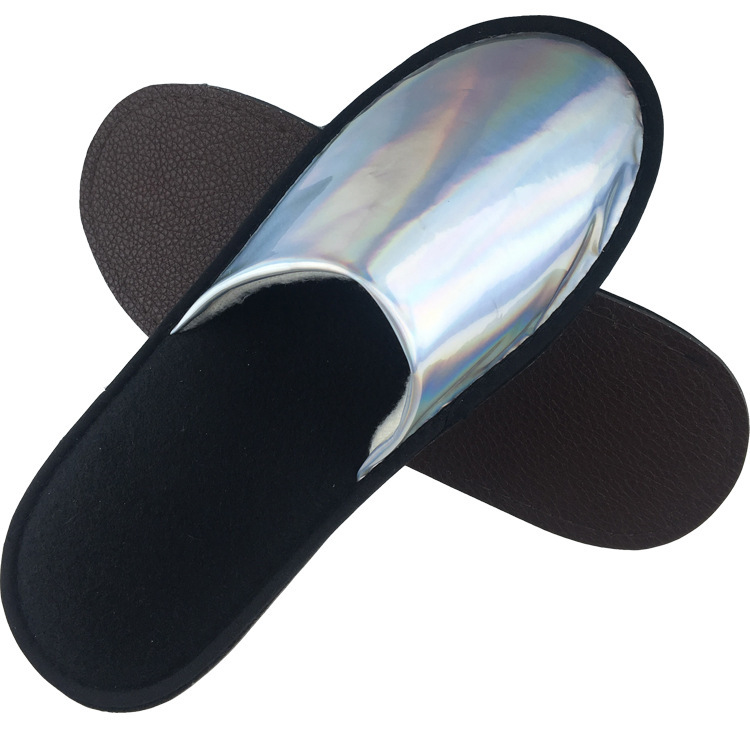 Gift Slippers for Wedding Home Guests Disposable Washable Reusable PU Leather Anti-indoor Floor Mop