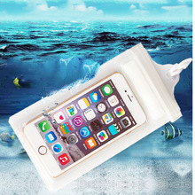 游泳沙滩野营防水 三层密封防水通用Plus透明pvc魔术贴手机防水袋