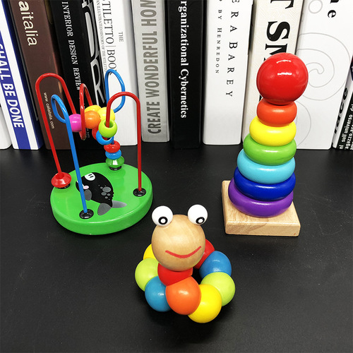 Infant and toddler beaded beads early education educational building blocks beads 1 to 3 years old boys and girls baby focus children's toys