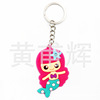 Cartoon cute golden metal keychain PVC, 2021 collection, Birthday gift