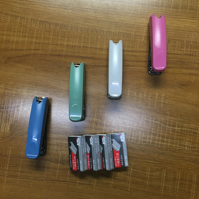 台湾SDI手牌新品1111CA乐活轻松型10号订书机 尾部可除针配订书针