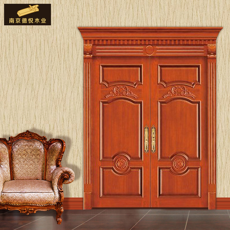 Nanjing Manufacturer Directly Supplies American Red Oak Pure Solid Wood Double Doors European Style Entrance Doors Villa Doors Customized Nanjing Manufacturer Directly Supplies American Red Oak Pure Solid Wood Double Doors European Style Entrance Doors Villa Doors Customized