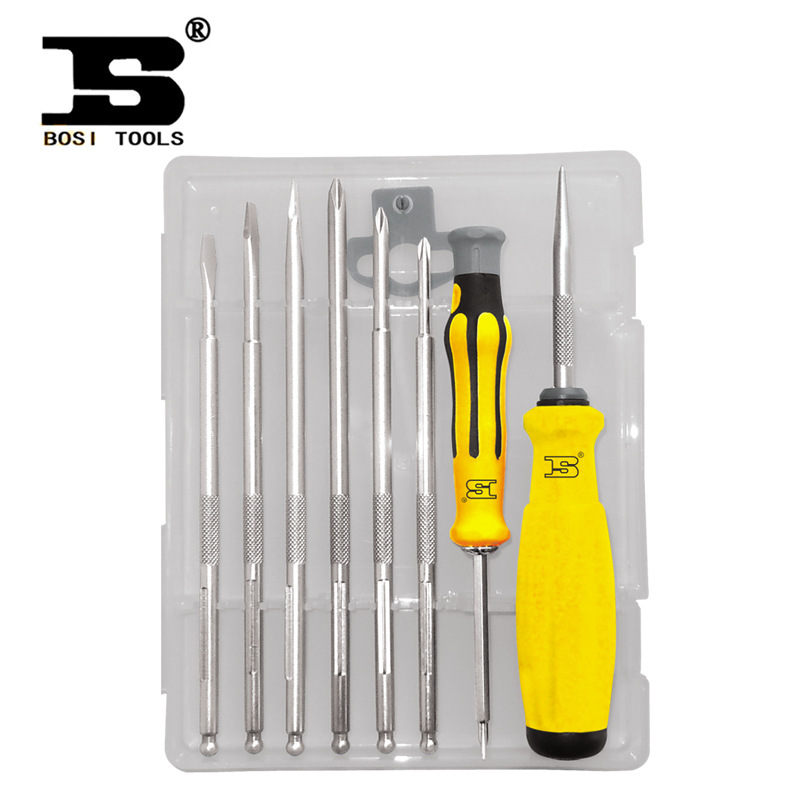 波斯工具 10件套多用螺丝批 螺丝刀套装组套 新品铬钒钢BS463010