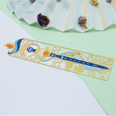 厂家直供中国传统风格冰糖葫芦工艺品纯铜材料金属书签制作批发