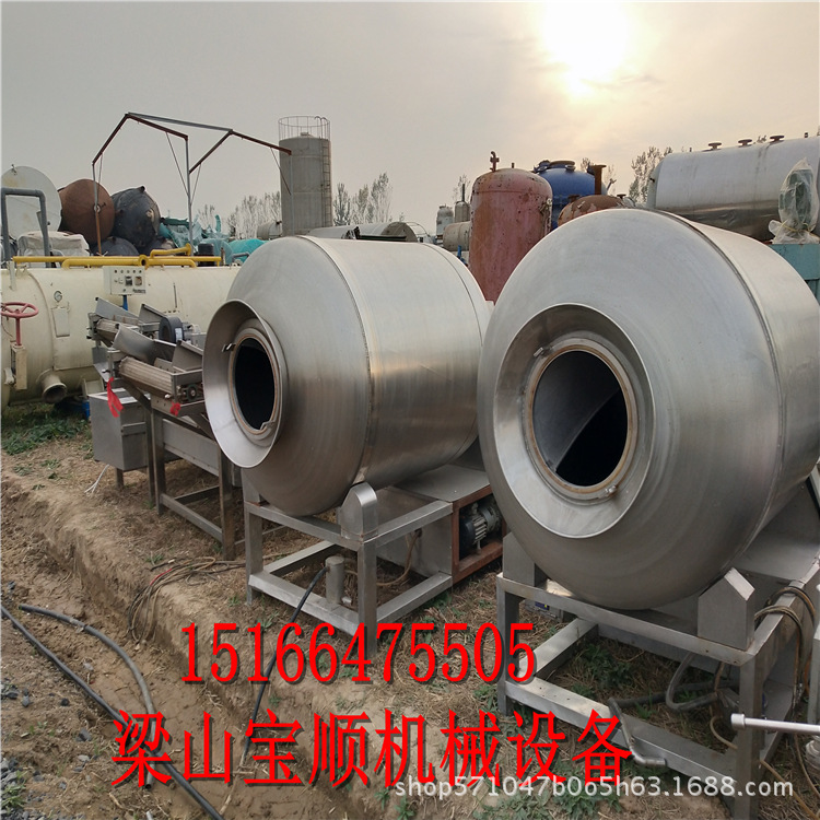 二手五花肉变频滚揉机 食品用肉制品腌制入味机 香肠馅料滚揉机