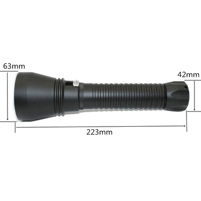 Flashlight Magnetically Controlled Sliding Stepless — UV fənərlər