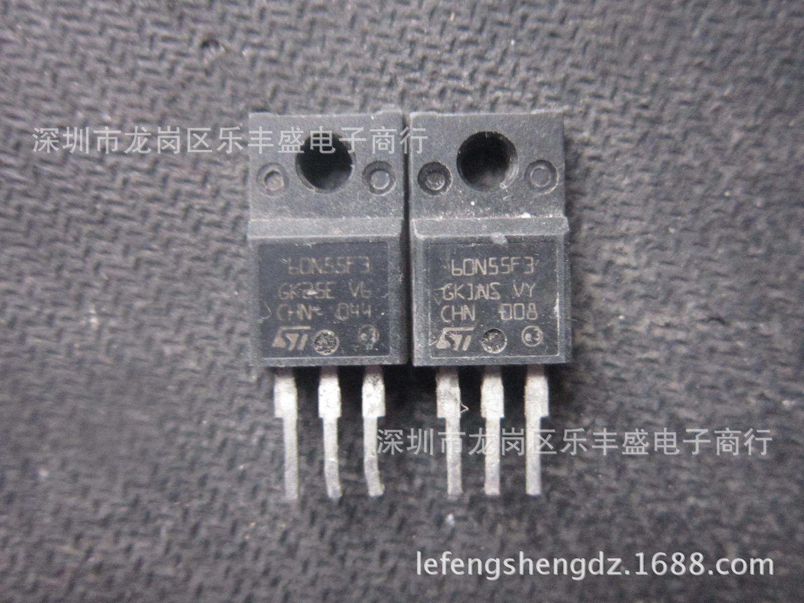 60N55F3 STF60N55F3 拆机ST TO-220 N通道 功率MOS 