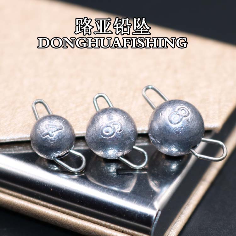 Luya pendant does not hurt the line fishing lead pendant fishing lead products with ring anti-hanging bottom hook lead pendant wholesale