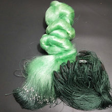 批发3米绿丝三层渔网沉网 加重捕鱼网粘网 捕鱼网挂网鲤鲫网