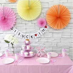Solid Color Birthday Party Supplies Birthday Decorations Tablecloth Dessert Tablecloth Disposable Plastic Tablecloth