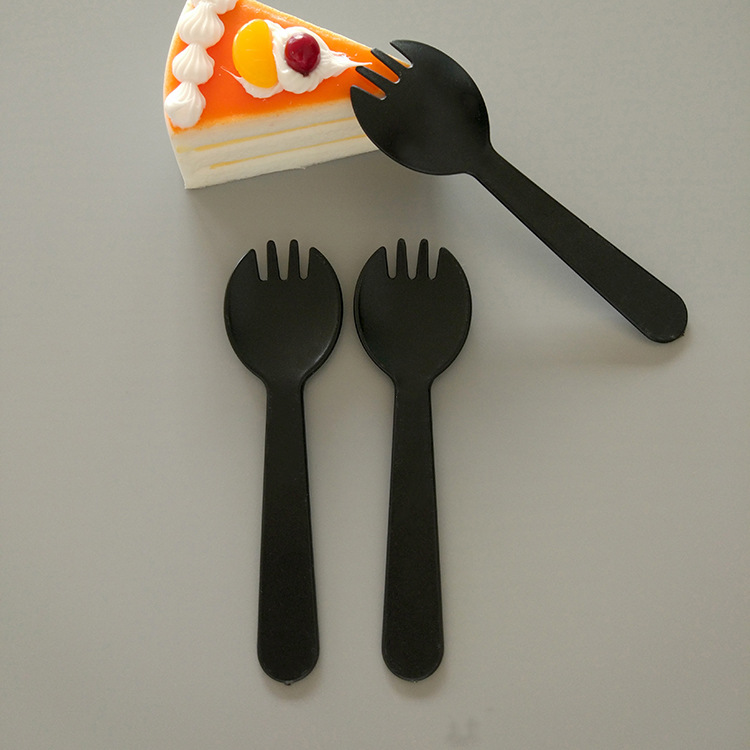 一次性塑料叉勺子现货批发水果叉勺生日蛋糕西点外卖叉勺独立包装