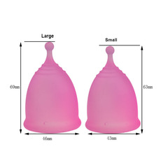 Silicone menstrual cup Menstrual cup replaces sanitary napkin tampon Silicone menstrual cup can swim Moon cup