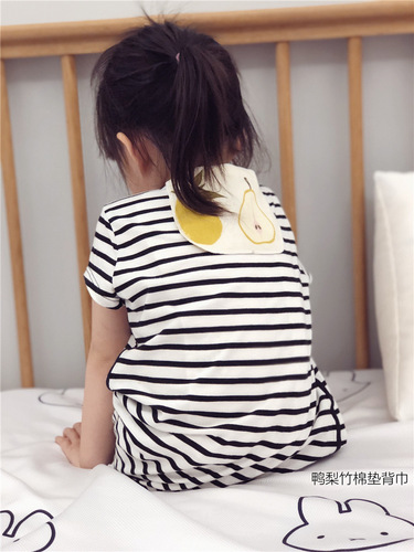 Spring and summer new baby sweat absorbent towel large size children's sweat towel bamboo cotton gauze sweat towel baby pad sling
