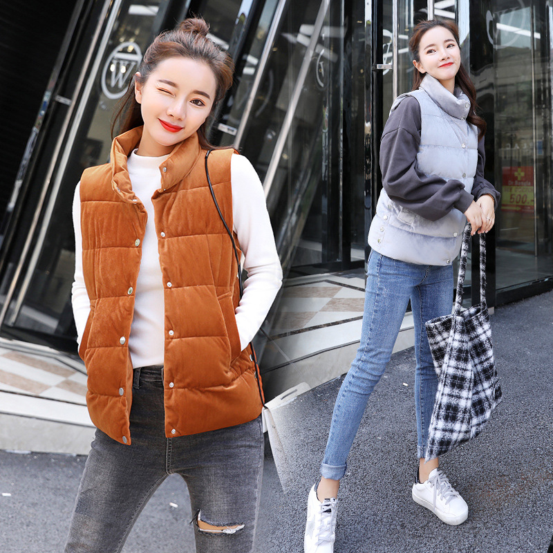 Gilet femme MARQUE INDéPENDANTE en Velours d or - Ref 3317344 Image 3