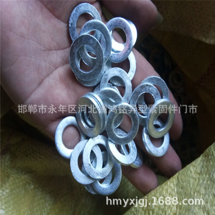 现货供应镀锌方垫 平光垫圈 预埋方垫片 定制各种型号钢板冲压件