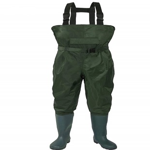 Water Pants Half-length Nylon PVC Fishing Pants Thickened Breathable Super-strength Anti-adult One-piece Water Fishing Suit