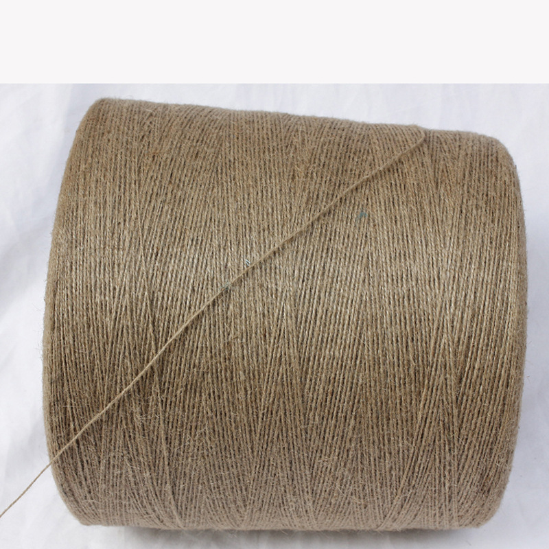 厂价现货销售2股3股细麻绳 天然黄麻绳 配套小木夹使用的黄麻绳