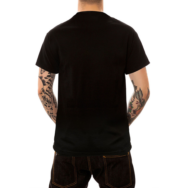 short-sleeved T-shirt Men Creative Tiger Head Printing Popular 