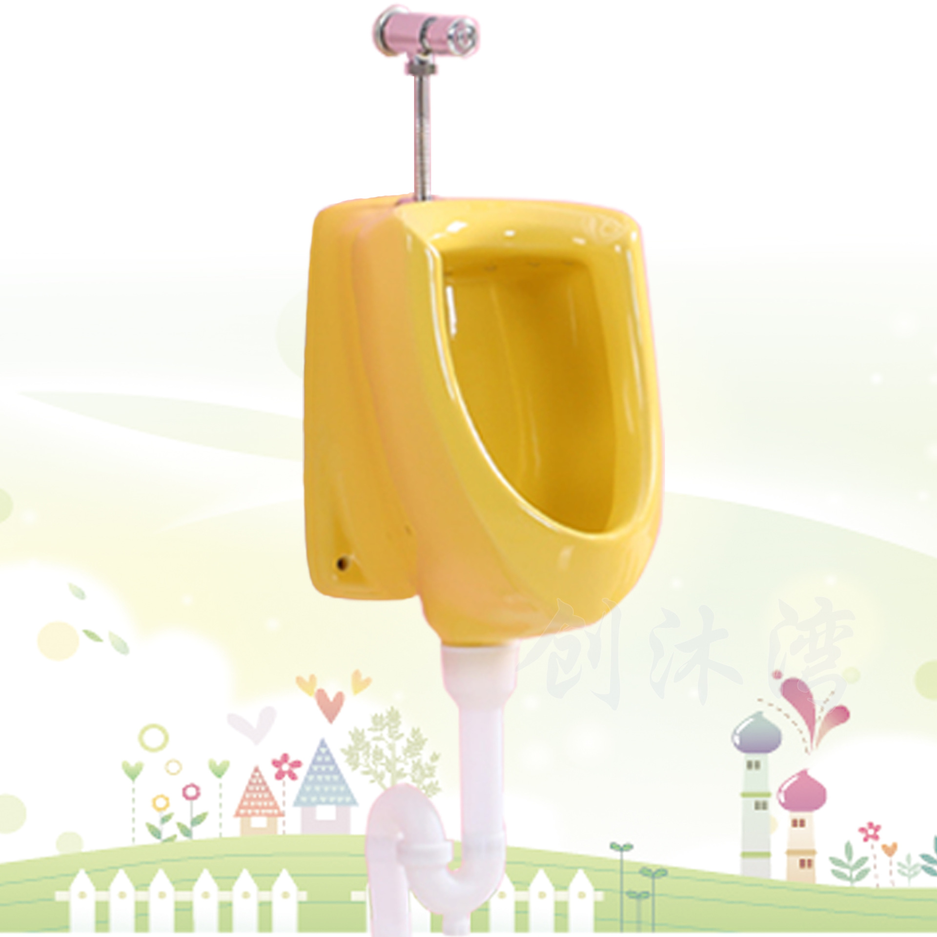 Niños de jardín de infantes Niño orinal montado en la pared orinal de cerámica orinal de pie orinal niño orinal
