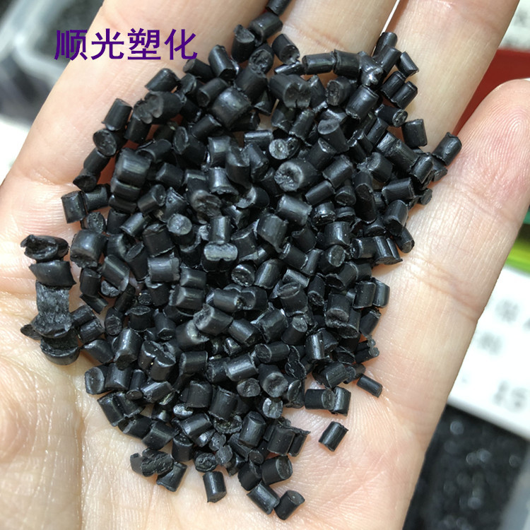 厂家  塑料粒子黑PP共聚回料原料再生料颗粒可注塑