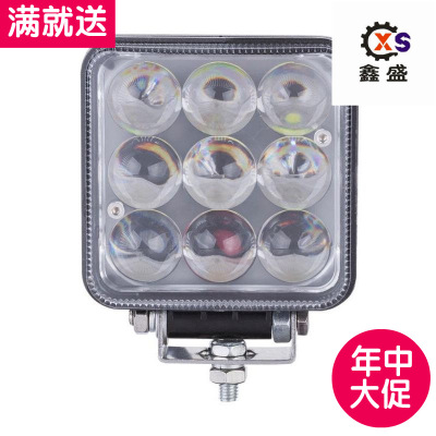 鑫盛LED27瓦9珠通用货车SUV工程车车船用大灯射灯雾灯12V-80V|ms