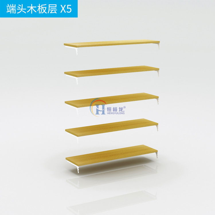 Hengyu longmingchuang Youpin nuevo Zhongdao estante de acero de madera de doble cara joyería papelería boutique Zhongdao gabinete en stock