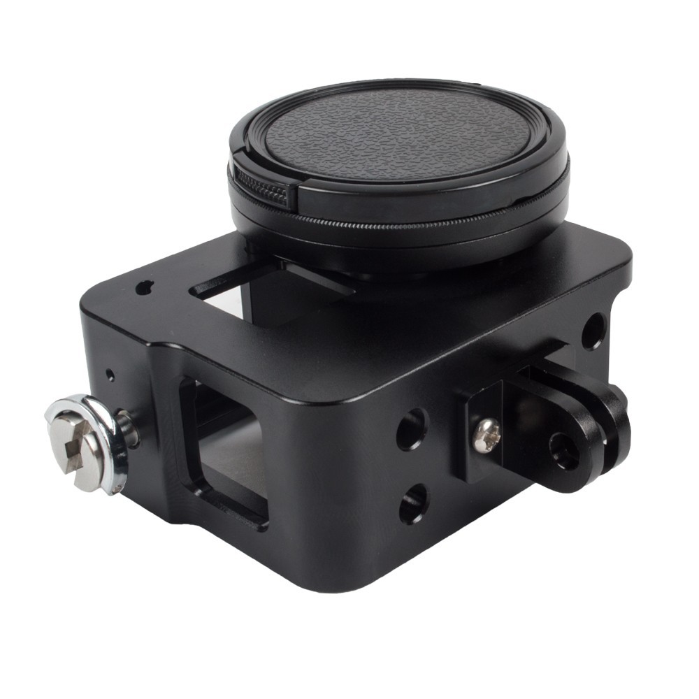 GoPro6狗笼金属保护框Hero5/6相机一体式金属框配件52mmUV镜GP416