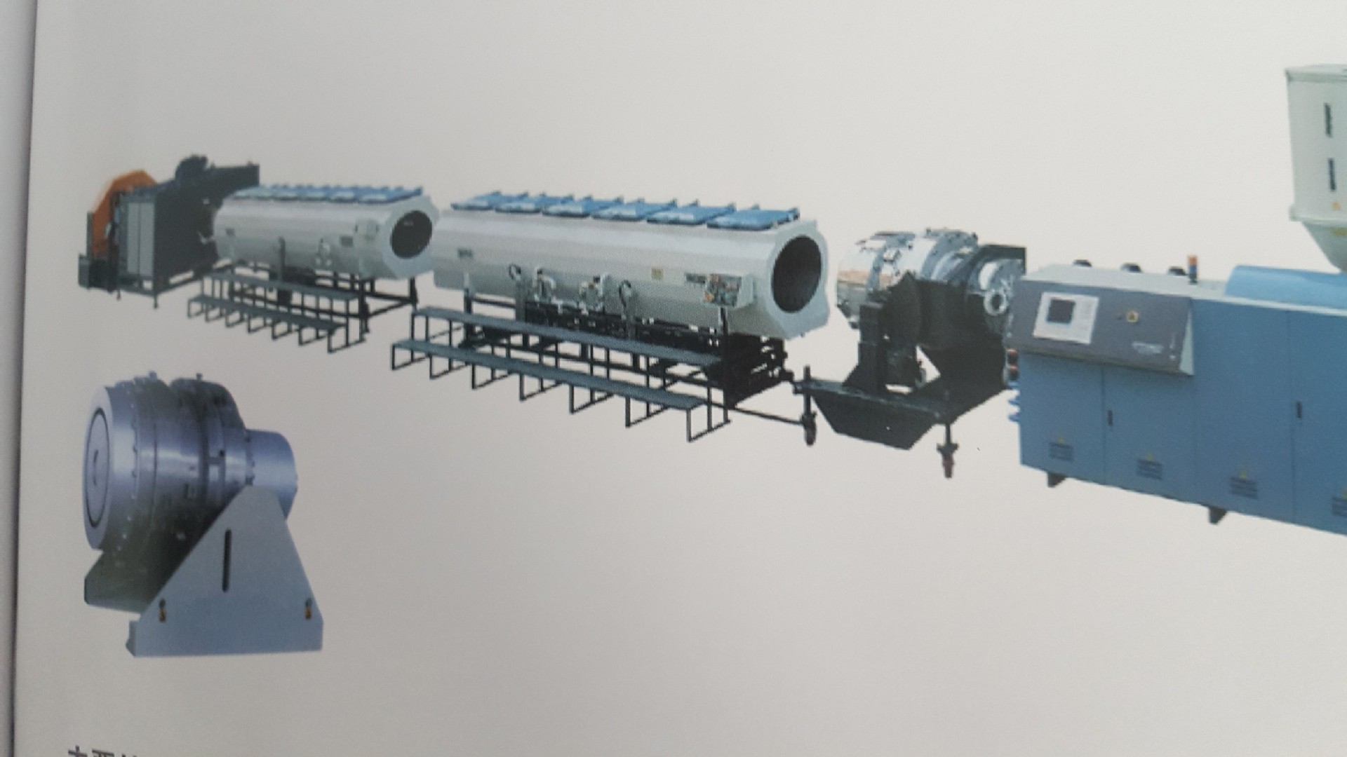 冠华机械厂家供应HDPE大口径供水管挤出设备价格合理质量稳定~~~~