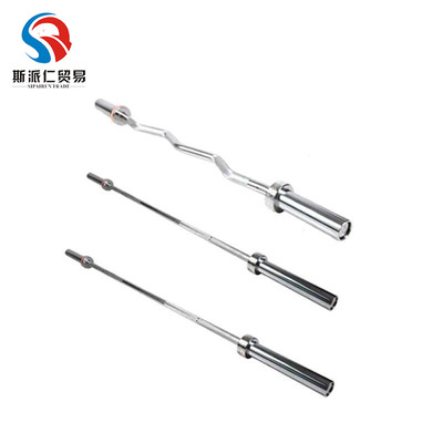 Manufactor wholesale Tony 1.2 Olympic pole,Curved bar, 1.5 Olympic pole The biceps OB47 Barbell electroplate bearing